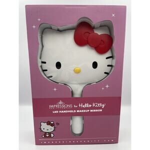 Impressions Vanity for Hello Kitty LED Handheld Mirror with Stand ~BRAND NEW~